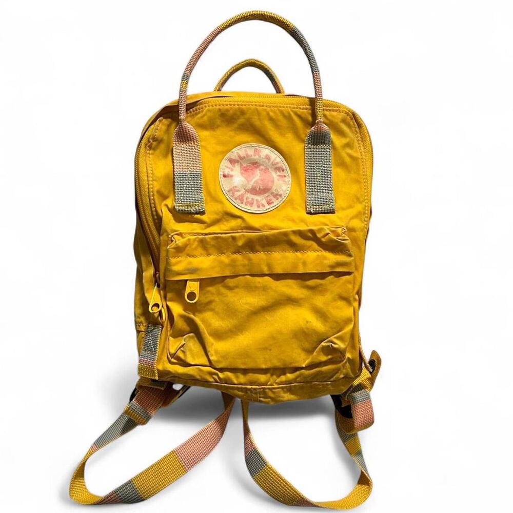 Fjallraven Kanken Mini Everyday Outdoor Backpack in Warm Yellow